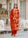 Alexa Vol 6 By Radhika Vertican Silk Foil Printed Kurti With Pant Dupatta Wholesale In India